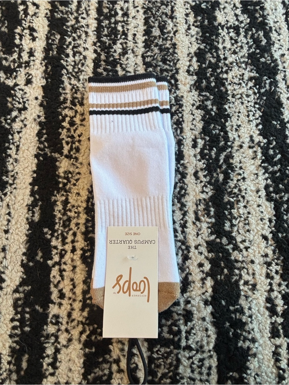 Loops Crew Grip Sock